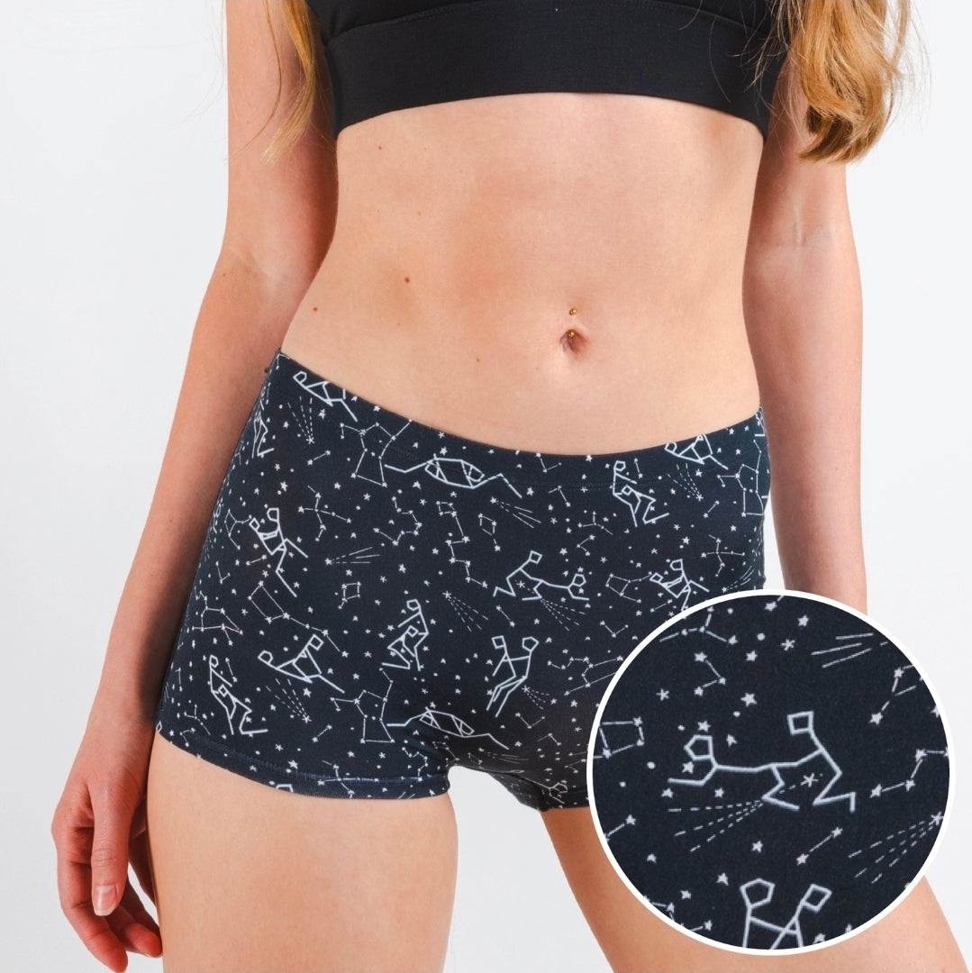 Naughty Constellation Boyshort Underwear