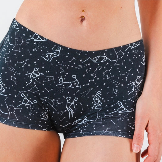 Naughty Constellation Boyshort Underwear