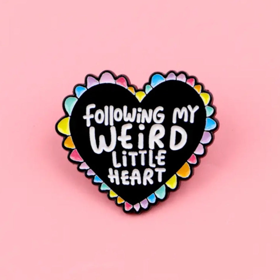 Following My Weird Little Heart PIn