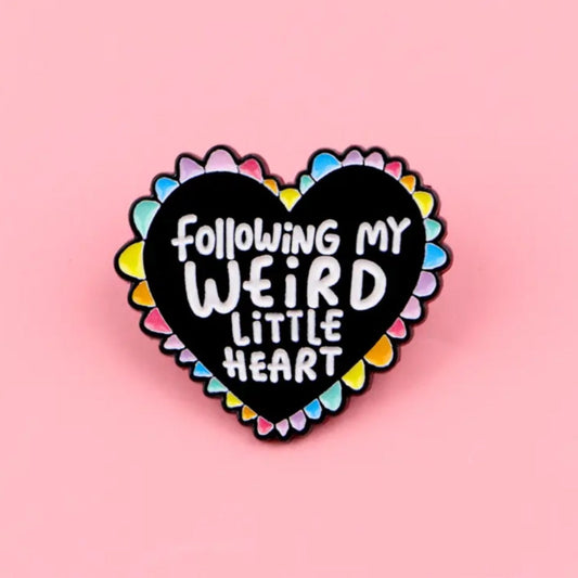 Following My Weird Little Heart PIn